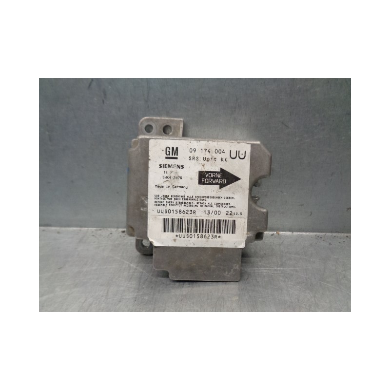 Recambio de centralita airbag para opel astra g berlina 1.6 16v referencia OEM IAM 09174004 5WK42876 SIEMENS