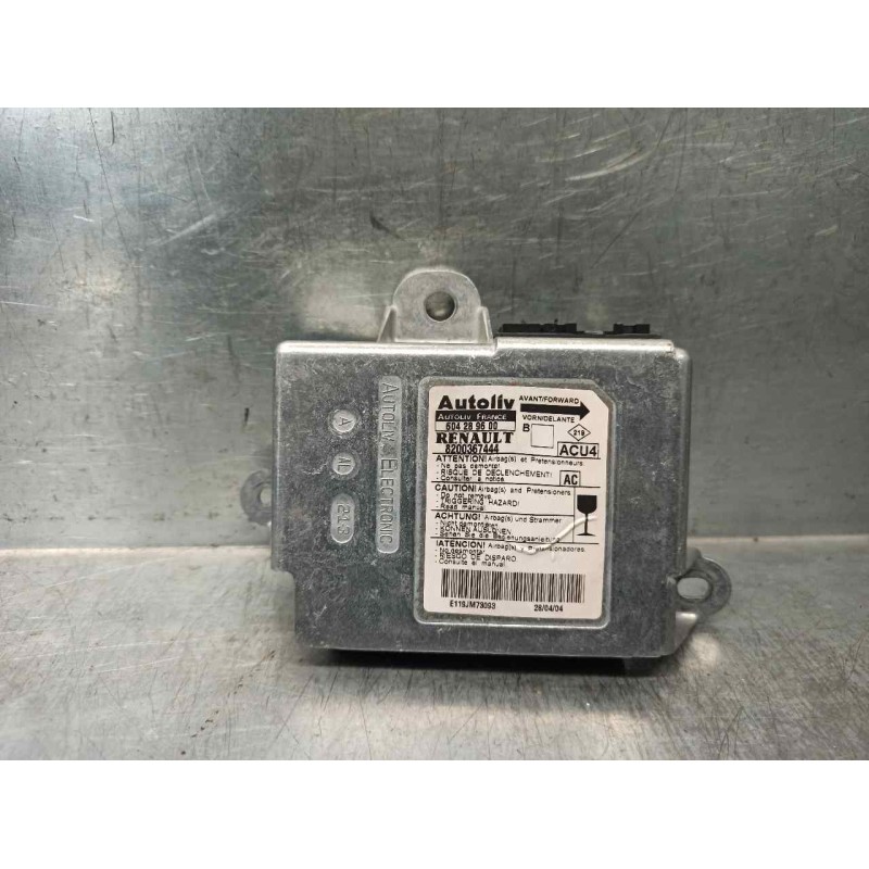 Recambio de centralita airbag para renault megane ii familiar 1.6 16v referencia OEM IAM 8200367444 604289600 AUTOLIV