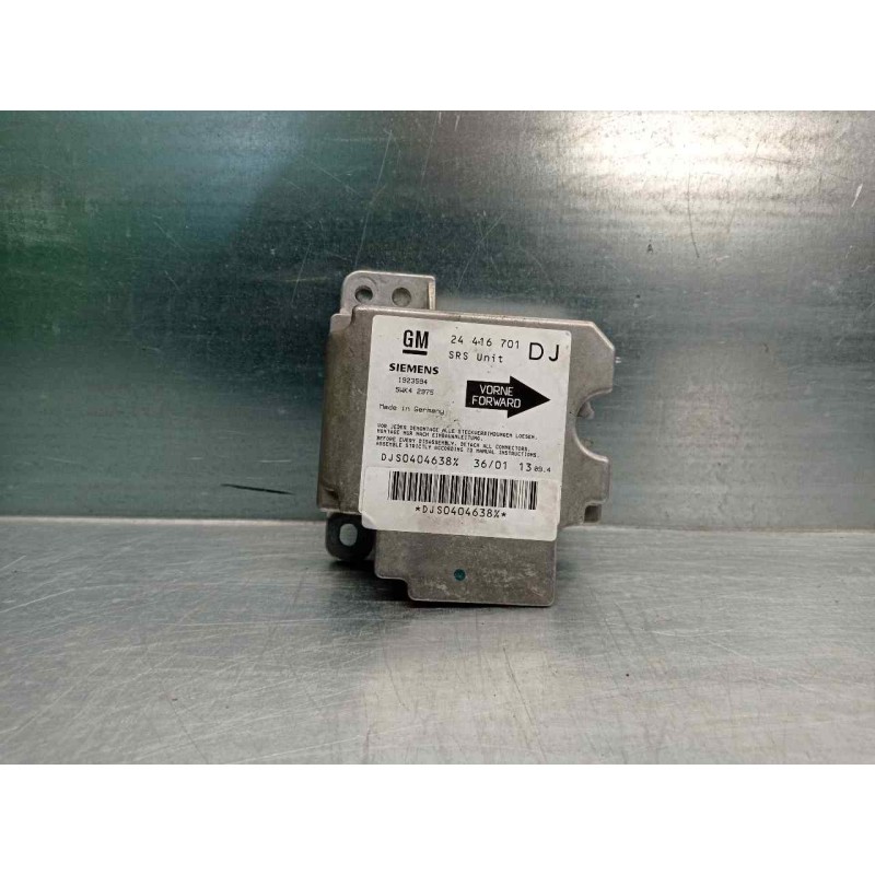 Recambio de centralita airbag para opel vectra b berlina 2.0 dti referencia OEM IAM  5WK42975 SIEMENS