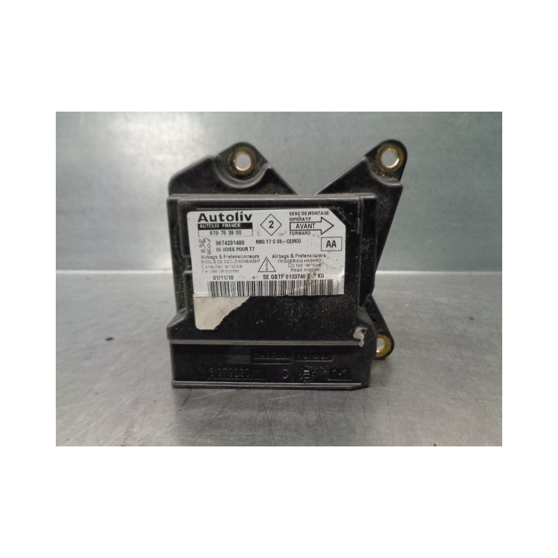 Recambio de centralita airbag para peugeot 308 sw 1.6 16v referencia OEM IAM 9674291480 619763800 AUTOLIV