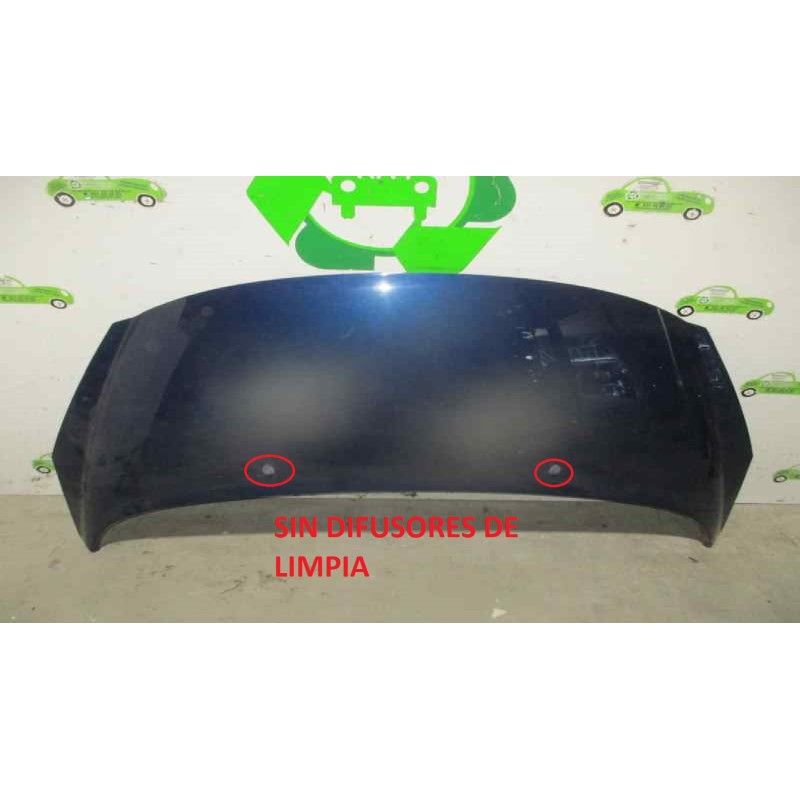 Recambio de capot para peugeot 207 1.6 16v hdi referencia OEM IAM  AZUL 