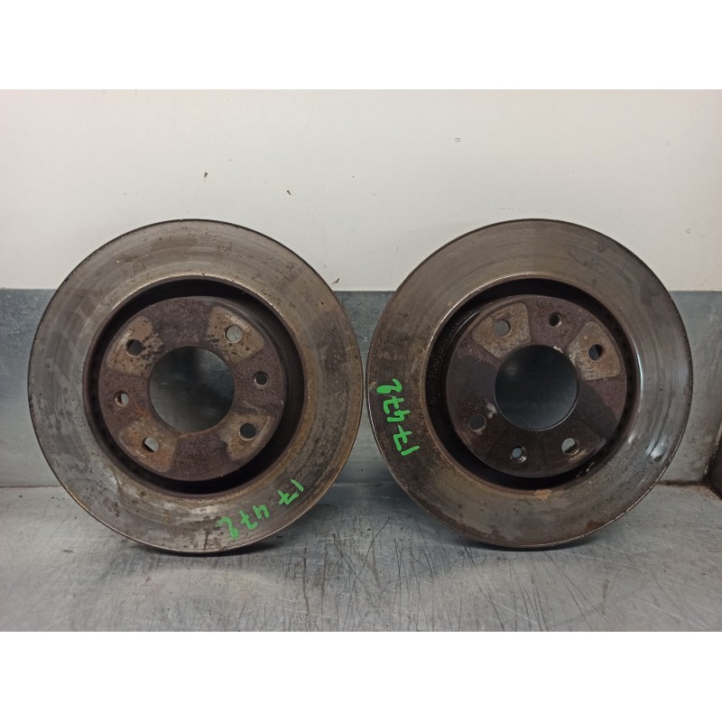 Recambio de disco freno delantero para peugeot 1007 1.4 16v cat (kfu / et3j4) referencia OEM IAM 4246W7  