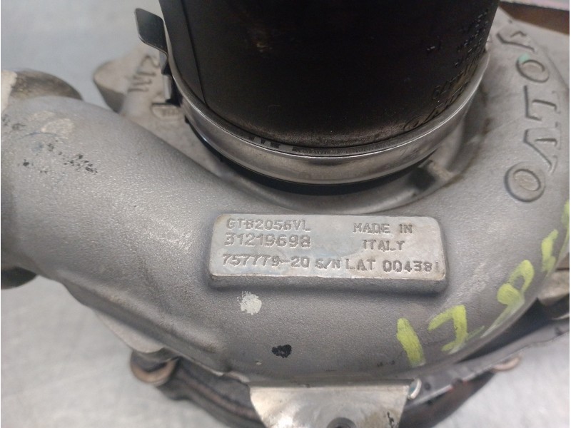 Recambio de turbocompresor para volvo s60 berlina 2.4 diesel cat referencia OEM IAM 31219698 75777920 