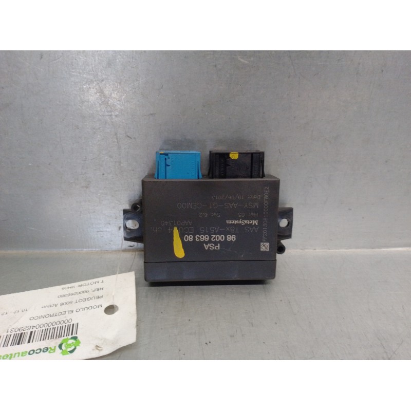 Recambio de modulo electronico para peugeot 5008 active referencia OEM IAM 9800266380  