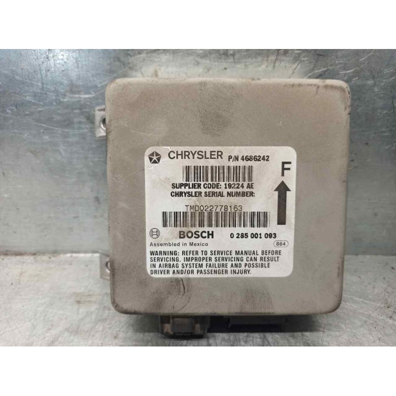 Recambio de centralita airbag para chrysler voyager (gs) 2.5 td referencia OEM IAM 4686242 0285001093 BOSCH