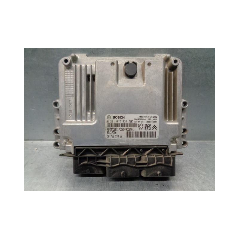 Recambio de centralita motor uce para citroen c3 1.4 hdi referencia OEM IAM 9676833080 0281017337 BOSCH