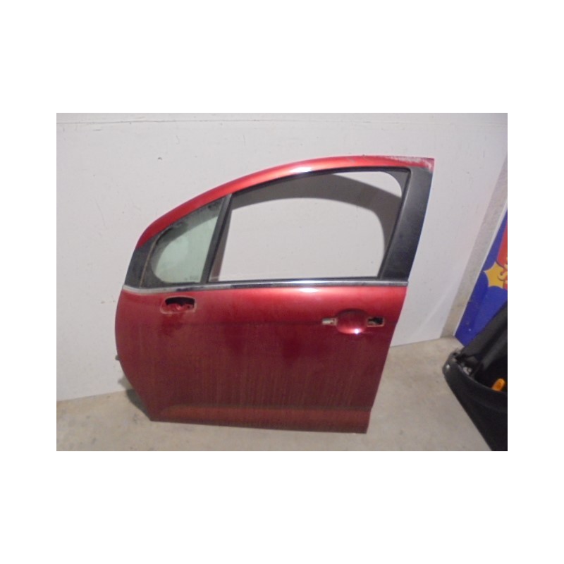 Recambio de puerta delantera izquierda para citroen c3 1.4 hdi referencia OEM IAM  GRANATE 5 PUERTAS