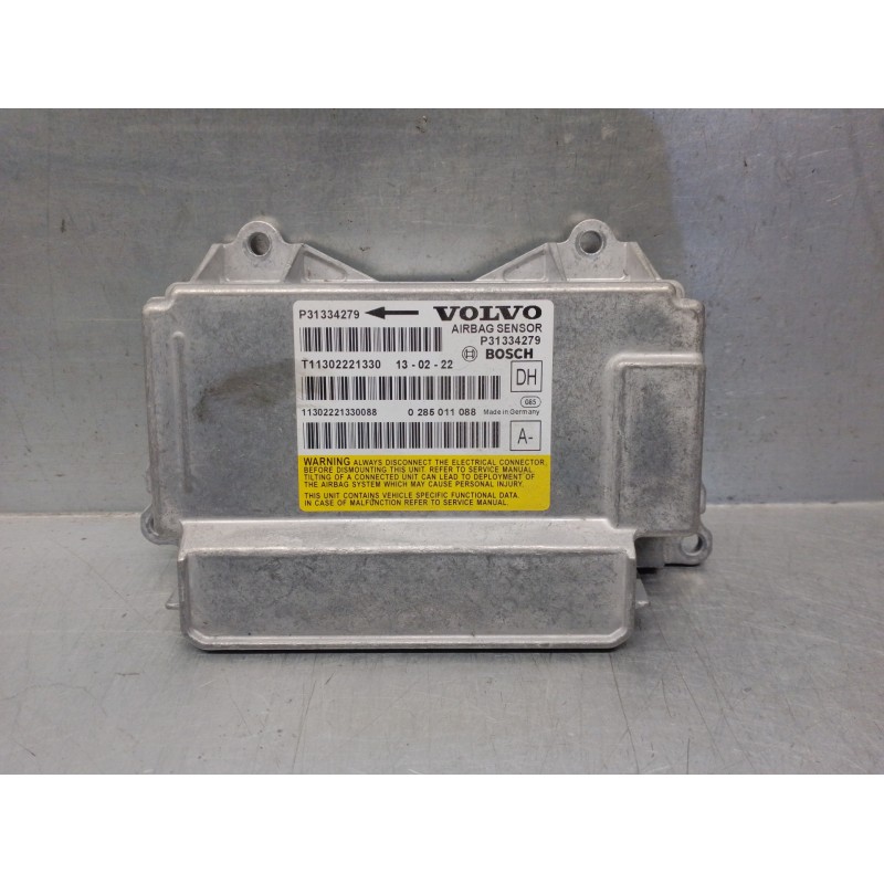 Recambio de centralita airbag para volvo v60 kombi 2.0 diesel cat referencia OEM IAM P31334279 0285011088 BOSCH