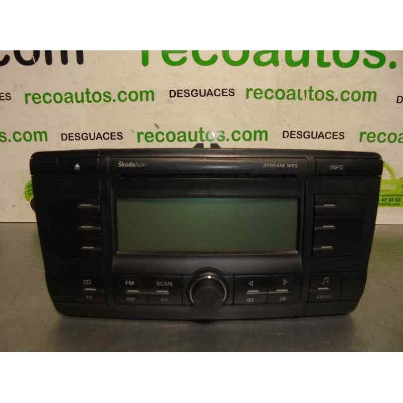 Recambio de sistema audio / radio cd para skoda octavia berlina (1z3) 1.9 tdi referencia OEM IAM 1Z0035161C  