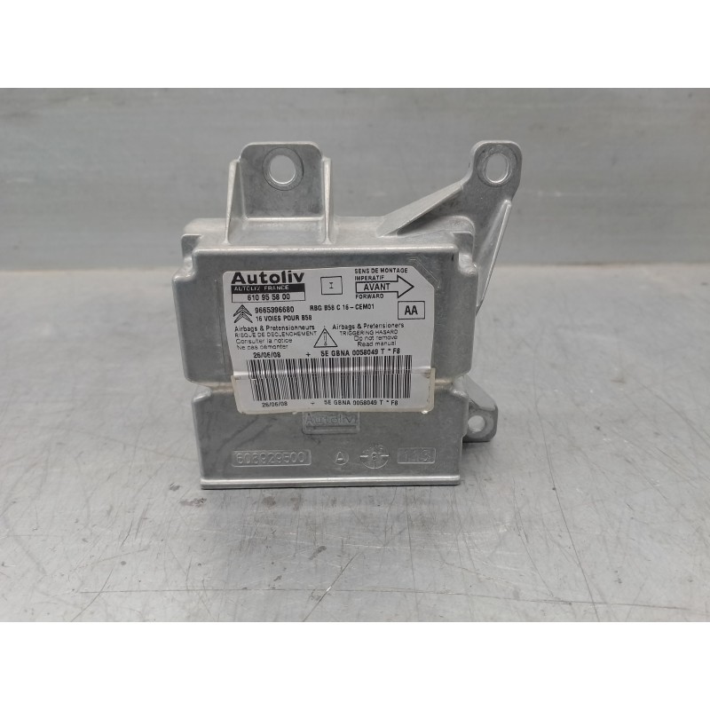 Recambio de centralita airbag para citroen c4 grand picasso exclusive plus referencia OEM IAM 9665396680 610955800 AUTOLIV