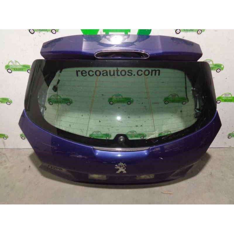 Recambio de porton trasero para peugeot 208 allure referencia OEM IAM  AZUL 5 PUERTAS