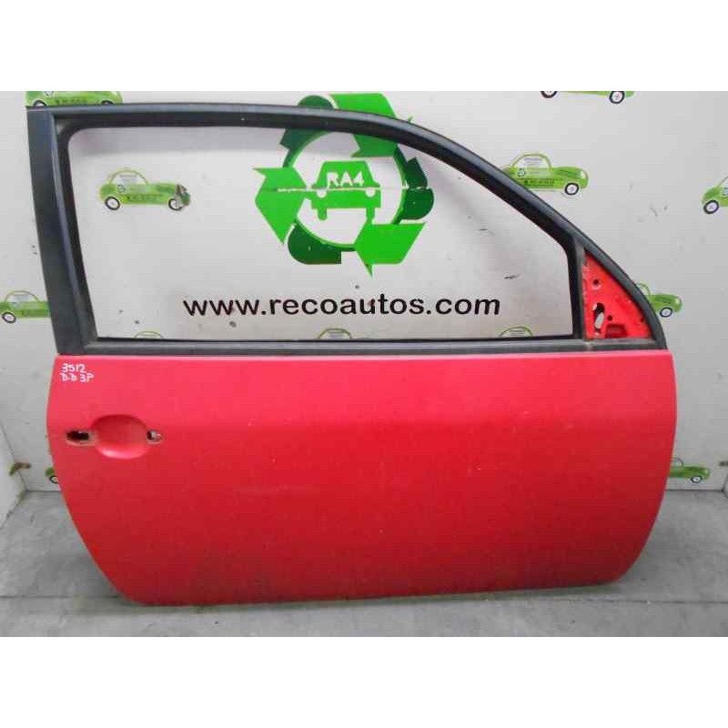 Recambio de puerta delantera derecha para seat arosa (6h1) 1.0 referencia OEM IAM  ROJA 3 PUERTAS