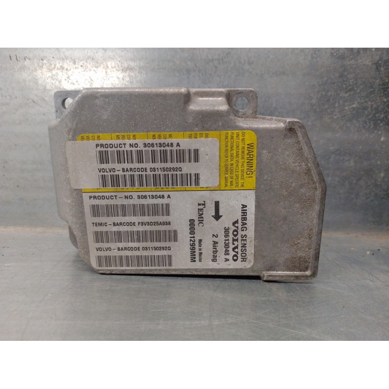 Recambio de centralita airbag para volvo v40 familiar 1.9 diesel cat referencia OEM IAM 30613048A 00001299MM TEMIC