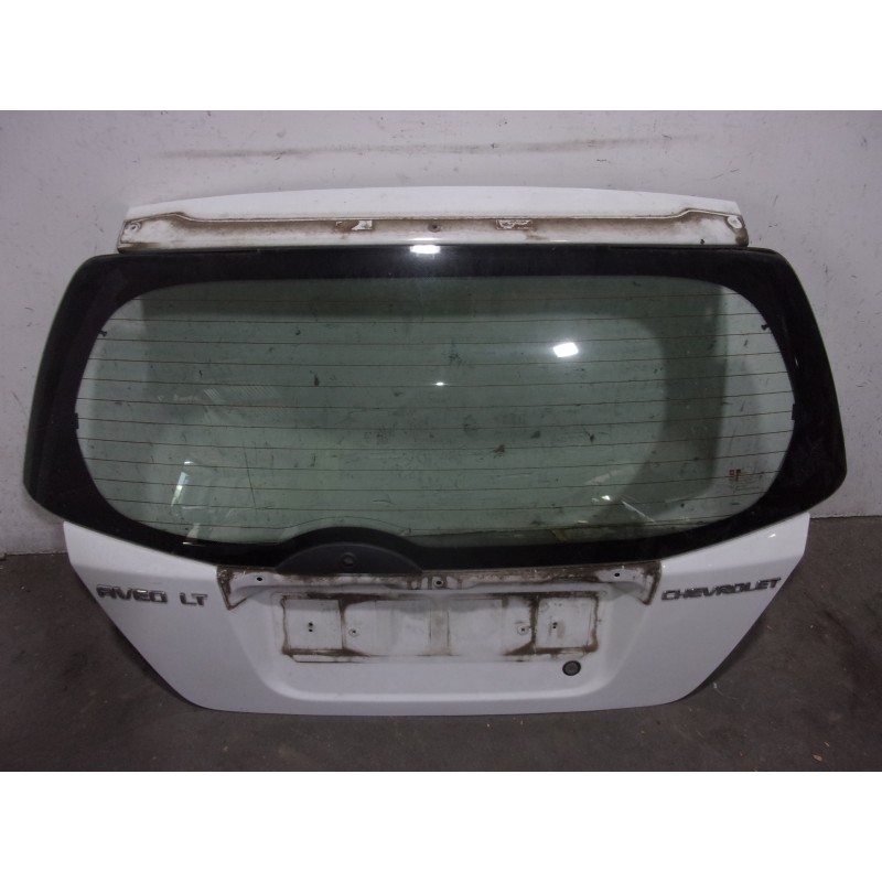 Recambio de porton trasero para chevrolet aveo 1.4 cat referencia OEM IAM 96476669 BLANCO 5 PUERTAS