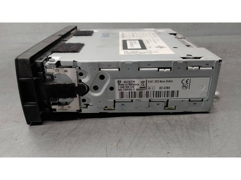 Recambio de sistema audio / radio cd para fiat doblo cargo 1.6 jtdm 16v cat referencia OEM IAM 7355124860  