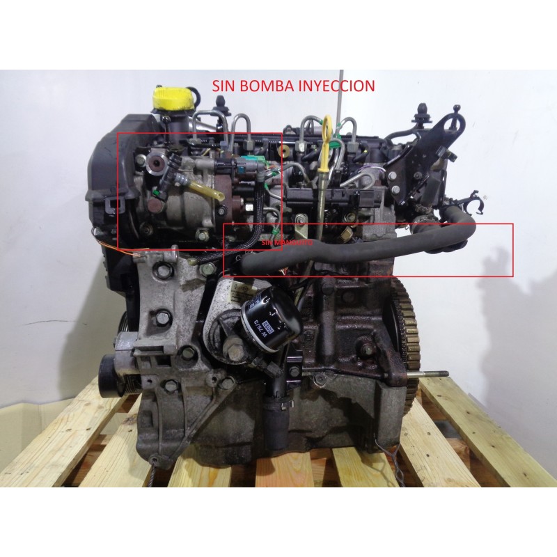 Recambio de motor completo para dacia logan 1.5 dci diesel cat referencia OEM IAM K9KK792 D015696 8201199854