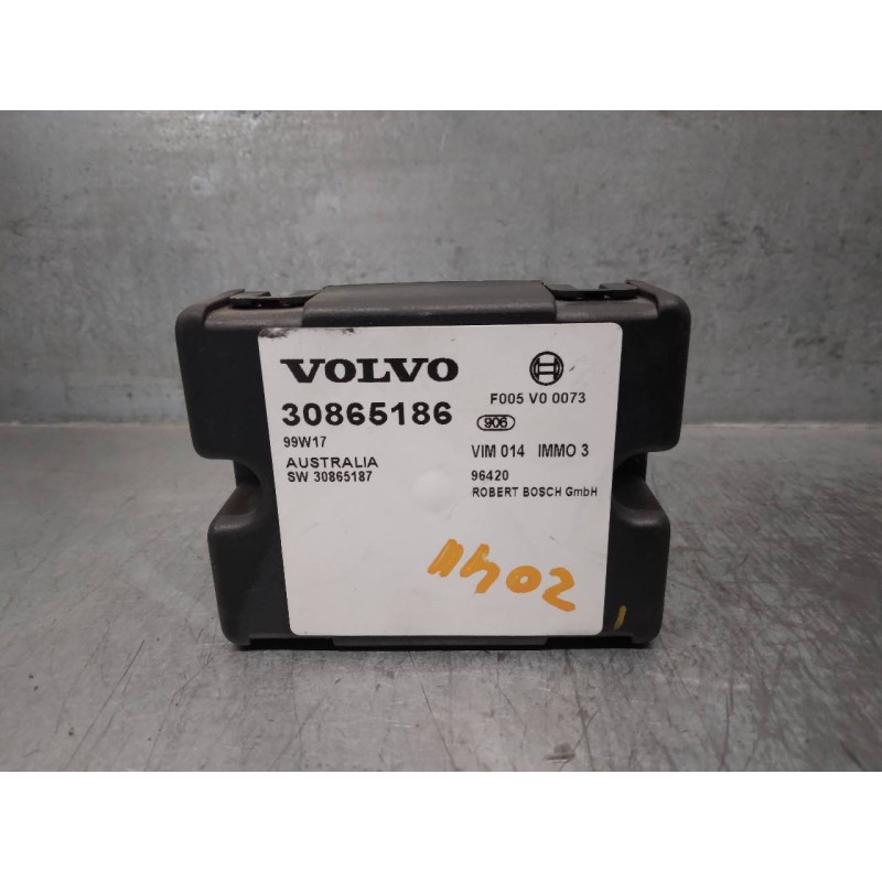 Recambio de centralita inmovilizador para volvo s40 berlina 1.9 diesel referencia OEM IAM 30865186 