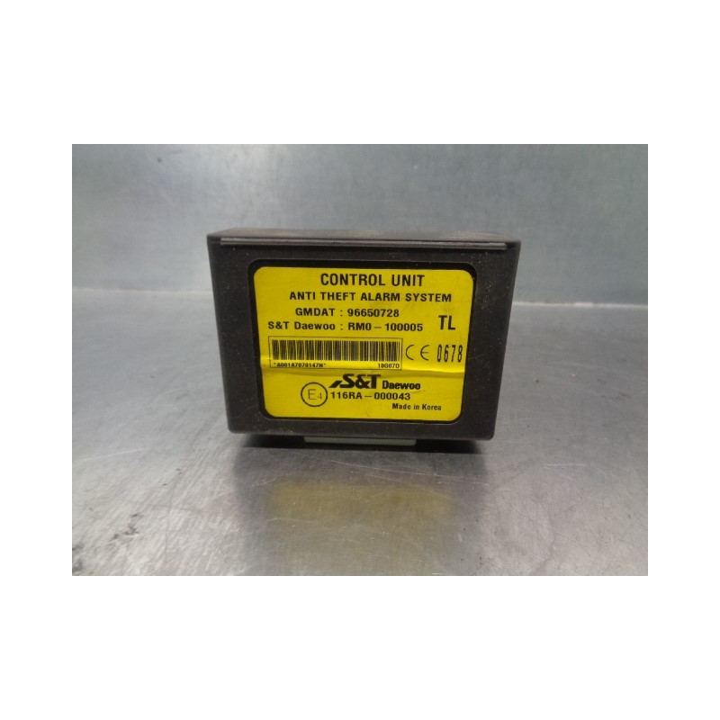 Recambio de modulo electronico para chevrolet aveo 1.4 cat referencia OEM IAM 96650728 100005 DAEWOO