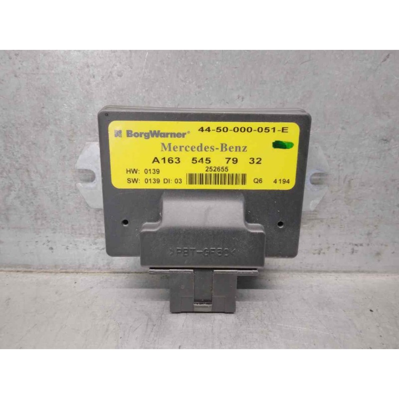 Recambio de centralita para mercedes clase m (w163) 2.7 cdi 20v cat referencia OEM IAM A1635457932  