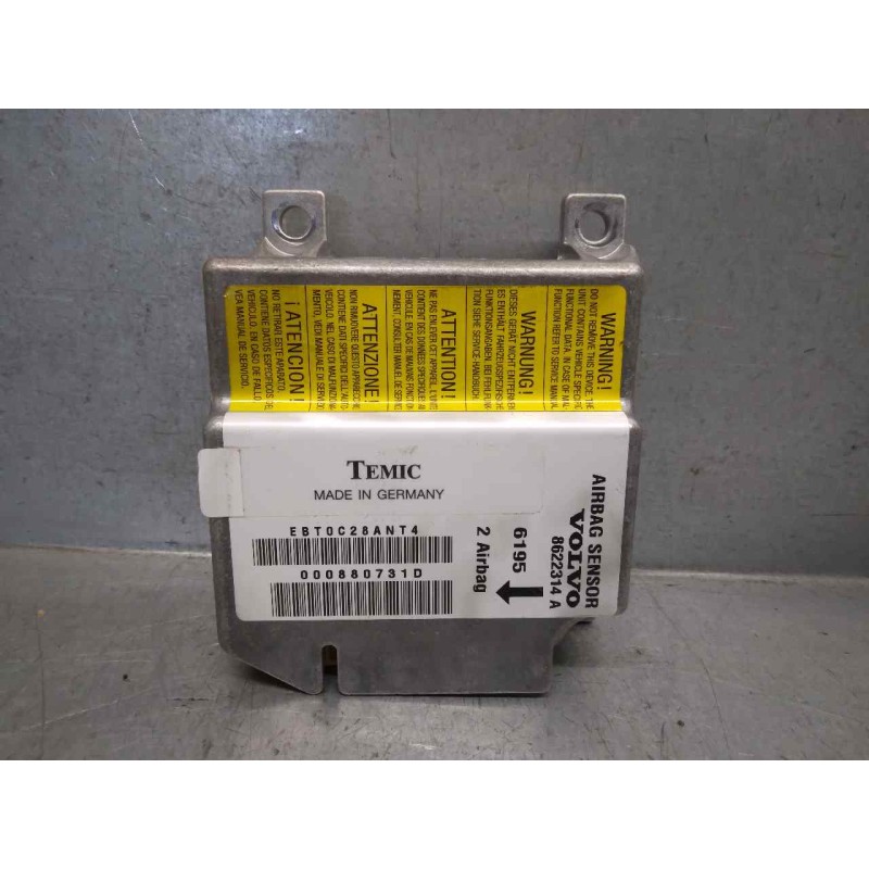 Recambio de centralita airbag para volvo s70 berlina 2.5 20v cat referencia OEM IAM 8622314A 000880731D TEMIC