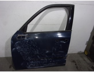 Replacement front left door for Citroën C4 Picasso OEM IAM reference 9801572680 BLUE 5 DOORS