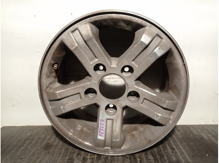 Recambio de llanta para kia sorento 2.5 crdi cat referencia OEM IAM 529103E580 R16X7JJH2OFFSET45 ALUMINIO 5P