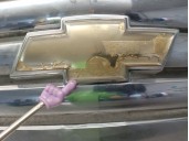 Recambio de rejilla delantera para chevrolet hhr 2.4 16v referencia OEM IAM 15920921 20836146 