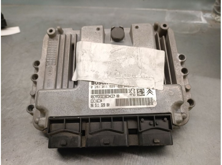 Replacement engine ECU for Citroën C4 Berlina 1.6 HDi CAT (9HY / DV6TED4) OEM IAM reference 9651132880 02814011629 