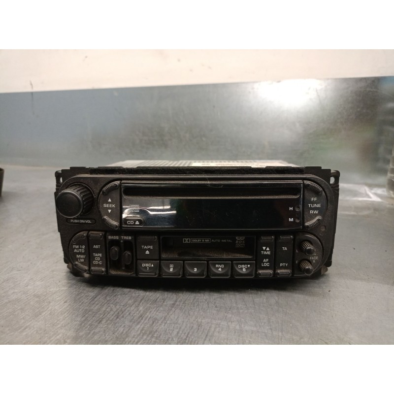 Recambio de sistema audio / radio cd para jeep gr.cherokee (wj/wg) 3.1 td cat referencia OEM IAM 04858543AF 