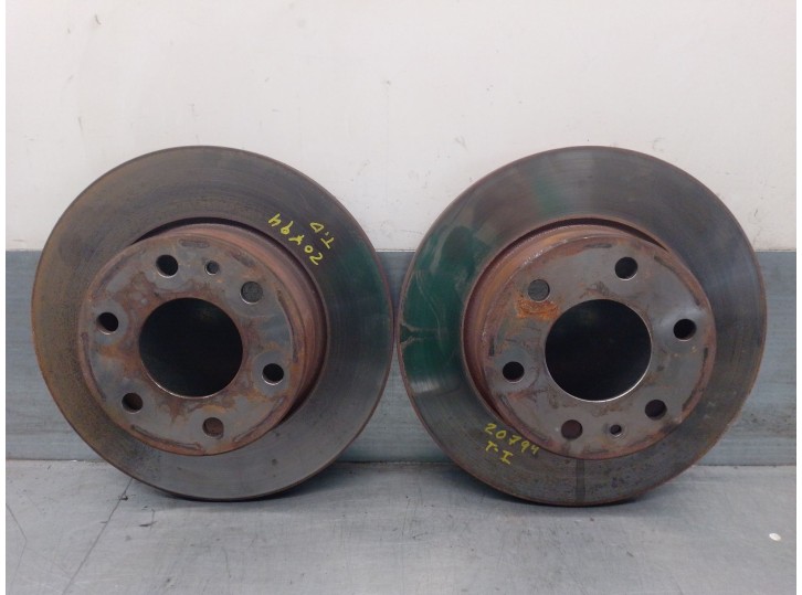 Recambio de disco freno trasero para iveco daily iv furgoneta 35c12 v, 35c12 v/p, 35s12 v, 35s12 v/p referencia OEM IAM 7188080 