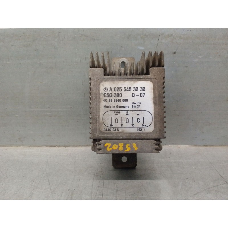 Recambio de rele ventiladores motor para mercedes-benz clase a (w168) a 170 cdi (168.009, 168.109) referencia OEM IAM A025545323