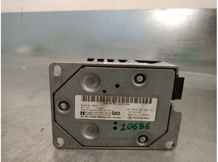 Recambio de modulo electronico para mercedes-benz clase e (w212) lim. 4.7 v8 cgi cat referencia OEM IAM A2118705189 