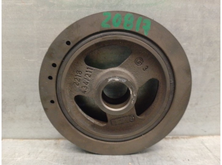 Replacement crankshaft pulley for Ford Focus I (DAW, DBW) 2.0 16V OEM IAM reference 98MM6B321BC 1087321 
