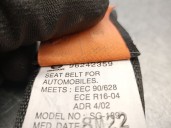 Recambio de cinturon seguridad delantero derecho para daewoo lanos (klat) 1.5 referencia OEM IAM 96242359 