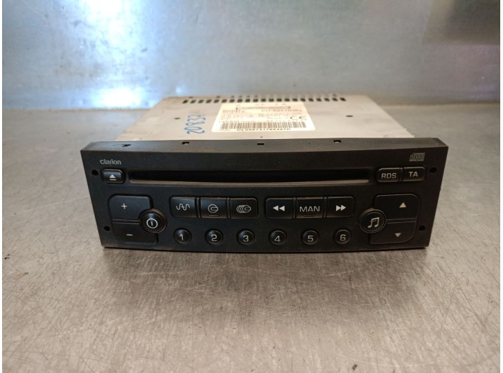 Replacement audio system / CD radio for Peugeot 807 (EB_) 2.2 OEM IAM reference 96552634XT 