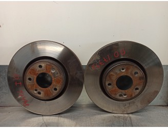 Recambio de disco freno delantero para renault laguna iii 2.0 dci diesel cat referencia OEM IAM 402064155R  