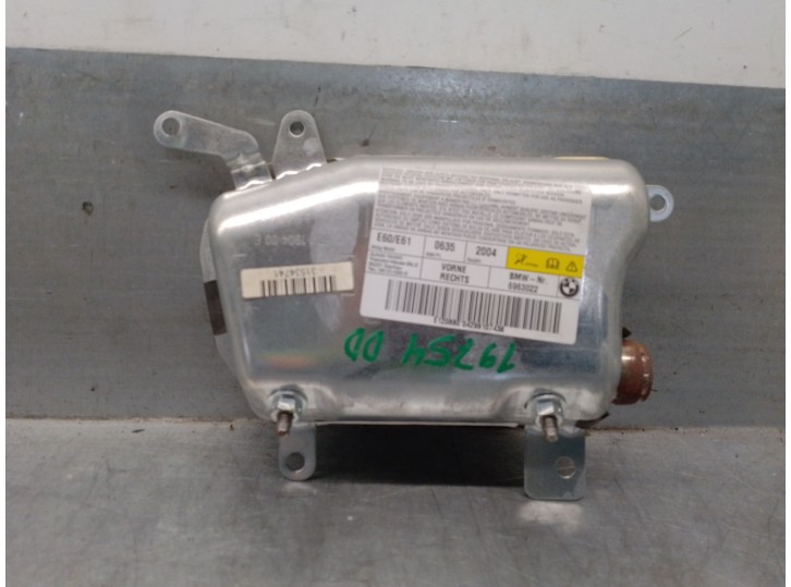 Recambio de airbag lateral delantero derecho para bmw serie 5 touring (e61) 2.5 cat referencia OEM IAM 6963022 85221