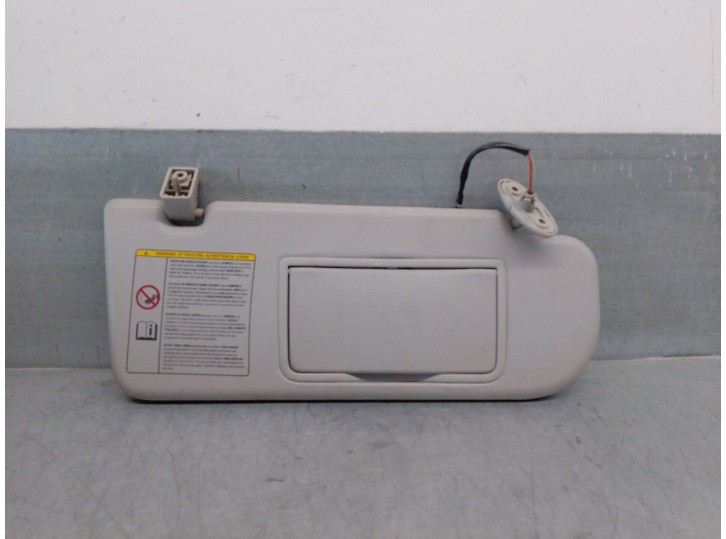 Replacement right sun visor for Tata Indica Vista 1.3 CRDi OEM IAM reference 169A1000 