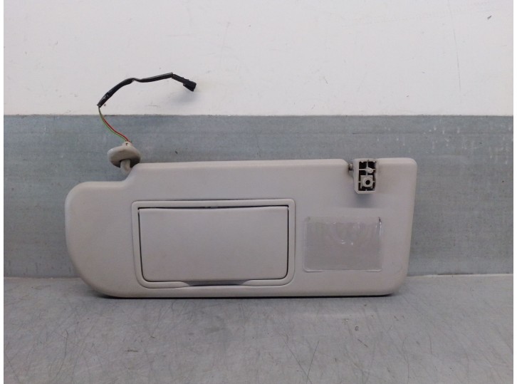 Replacement left sun visor for Tata Indica Vista 1.3 CRDi OEM IAM reference 169A1000 