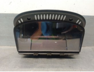 Replacement multifunction display for BMW 5 Series Touring (E61) 2.5 CAT OEM IAM reference 65826952327 65826952327 A2C53101256 