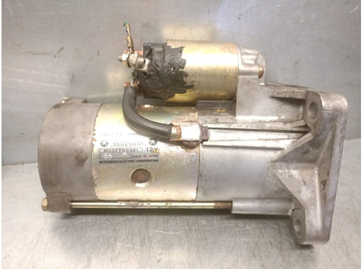 Replacement starter motor for Jeep Cherokee (XJ) 2.1 turbodiesel OEM IAM reference 56004934 56027317 M001T76081 MITSUBITSHI