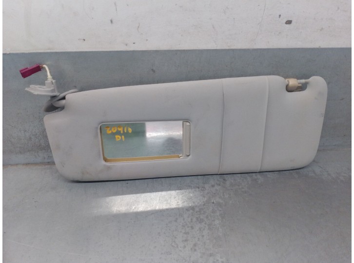 Recambio de parasol izquierdo para bmw 7 (e65, e66, e67) 730 d referencia OEM IAM 51167022765 51167022765 2 PINES