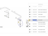 Recambio de tirante trasero derecho para bmw serie 5 touring (e61) 2.5 cat referencia OEM IAM 33506781540 33506781540 