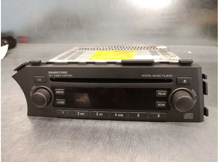 Recambio de sistema audio / radio cd para ssangyong kyron 2.0 referencia OEM IAM 8910009100 