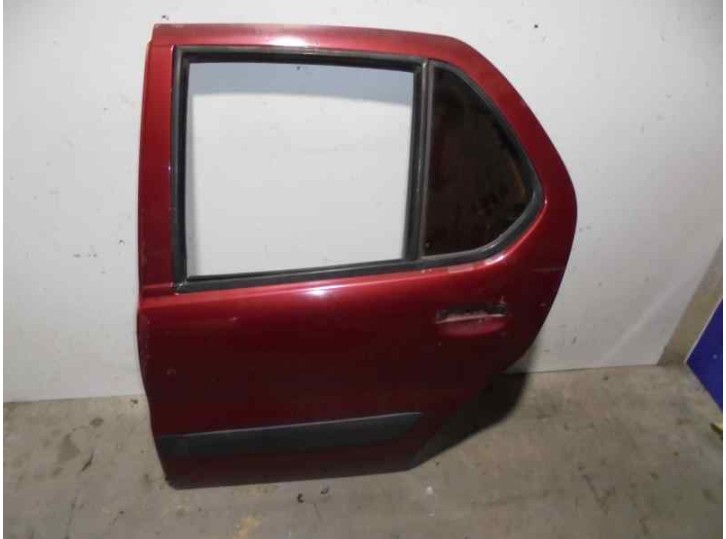Replacement rear left door for Tata Indica 2006 1.4 63 kW OEM IAM reference GARNET 5 DOORS