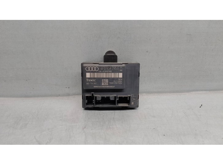 Replacement central locking unit for Audi A6 C6 (4F2) 3.0 TDI Quattro OEM IAM reference 4F0959795E 003TFK0001 TEMIC