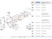 Replacement air conditioning hoses for BMW 7 (E65, E66, E67) 730 D OEM IAM reference 64538385264 64538385264 