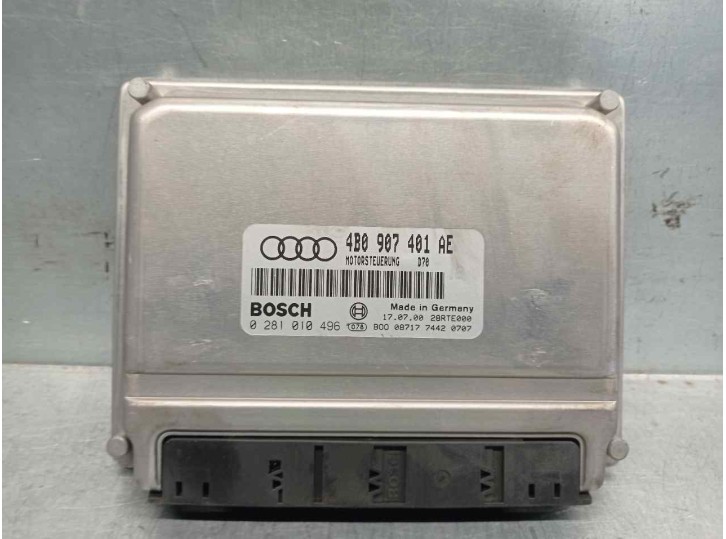 Recambio de centralita motor uce para audi a6 berlina (4b2) 2.5 tdi referencia OEM IAM 4B0907401AE 0281010496 BOSCH