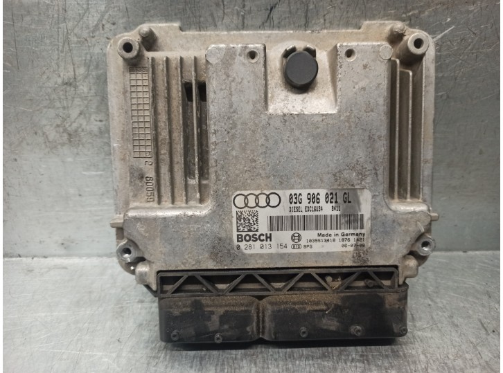 Replacement engine control unit (ECU) for Audi A3 (8P) 2.0 TDI OEM IAM reference 03G906021GL 0281013154 BOSCH