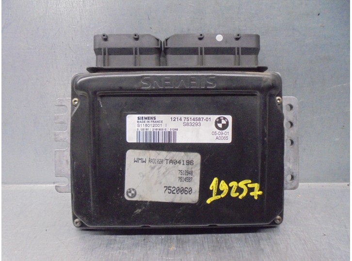 Recambio de centralita motor uce para mini r50 , r53 16v cat referencia OEM IAM 12147514587 7520060 